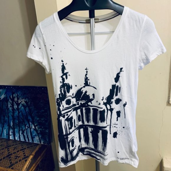 Burberry Tops - Burberry Brit Graphic Tee
